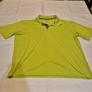 St.Andrews Of Scotland Men's Golf Bright Green Polo Shirt
